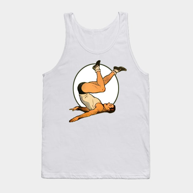 Boy exercising workout gym Tank Top by Marccelus